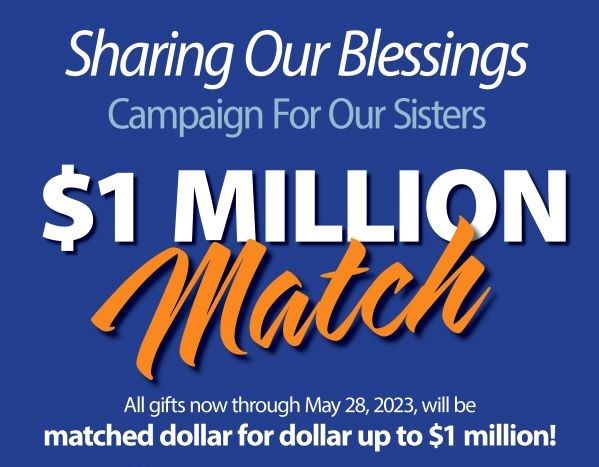 $1 Million Challenge Match for Our Sisters