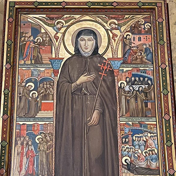 St Clare painting