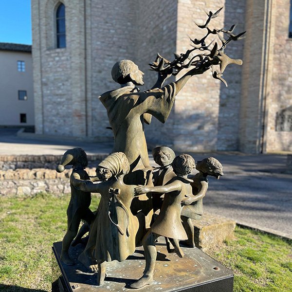 St Francis with children