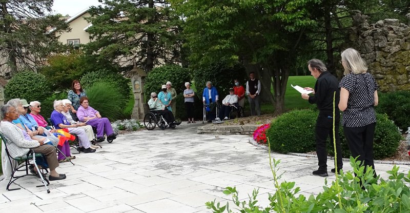 Group at Peace Pole