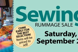 Mark Your Calendars for Huge Sewing Rummage Sale on September 26